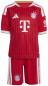 Preview: Adidas FC Bayern München 26/27 Heim-Minikit Trikot + Hose Kinder Gr. 92 - 116